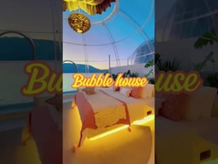 Polykarbonat Kuppelzelt Transparent Bubble House Vorgefertigtes Kuppelhaus für den Außenbereich