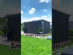 Patio Flipping Louver Pavillon Garten Villa Hochwertige Markise Aluminiumlegierung Pavillon Sonnenschirm