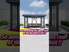 Vorgefertigte Häuser mit Pavillon