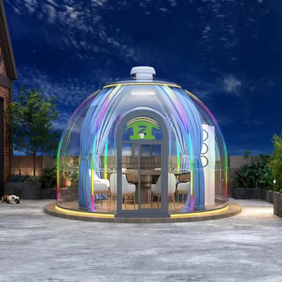 kaufen Flammschutzsicherer Kuppel-Glamping-Zelt durchsichtig aufblasbares Bubble House Bubble Tent online manufacture