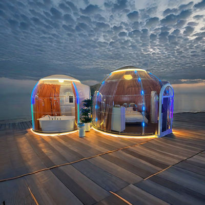 kaufen 18.2m2 Gazebo Luxus-Stahl-Esszimmer Bubble-Zelt Tragbare vorgefertigte Sonnenzimmer online manufacture
