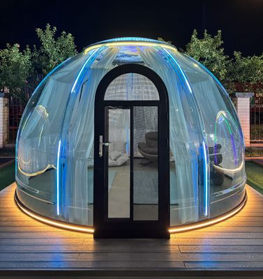 kaufen Außen aufblasbare Stahl- und PC-Material Bubble Lodge für Camping Hotel Villa oder Star Dome Zimmer-Grünhaus online manufacture