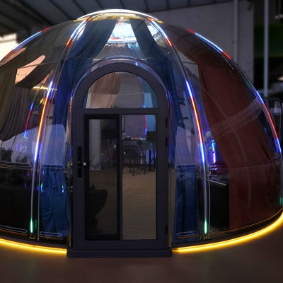 kaufen Beste Preis Full House Outdoor Full 360° Transparenz Blasentent Klares vorgefertigtes PC Kuppelhaus online manufacture