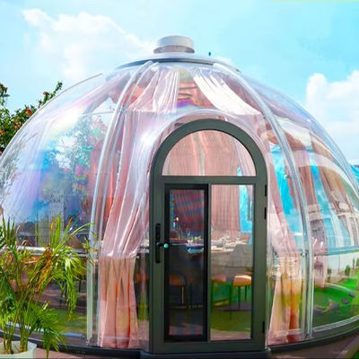 kaufen Neues Hot Selling Restaurant Zuhause Transparent PC Vorgefertigte Glamping Bubble Dome Häuser Zelt online manufacture