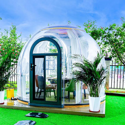 kaufen Außen Bubble House Polycarbonat Kuppel Haus Glamping für Vier Saison Neues Design Kuppel Zelt online manufacture