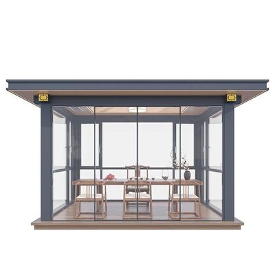 kaufen Metall-Aluminium-Lauver-Sonnenzimmer-Gazebo zum Sonnenschutz im Garten online manufacture
