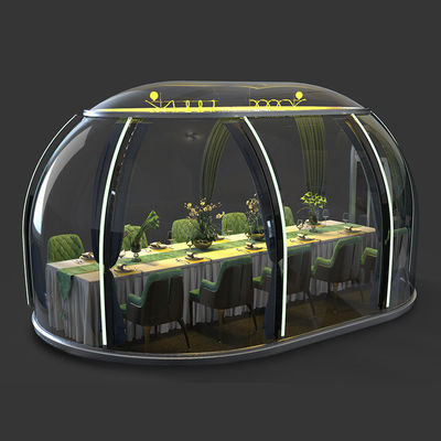 kaufen Outdoor Camping Homestay Stahlkonstruktion Kugelzelthaus mit transparenten Blasenraum und Kuppelraum online manufacture