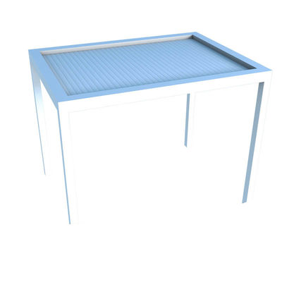 kaufen Moderner Innenhof Intelligenter Elektrischer Louver Pavillon Villa Außen Sonnenzimmer Automatisches Umdrehen Chinesisches Pavillon online manufacture
