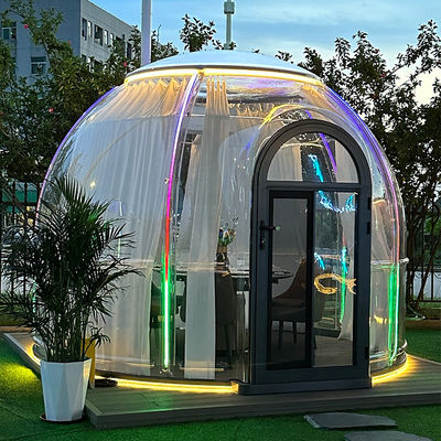 9.6M2 Esszimmer Bubble Zelt Polycarbonat Aluminium Gartenzimmer Prefab Haus