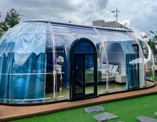 Moderner Stil Star Room Glamping Dome Kabine Haus und Restaurant zum Verkauf PC Zelt