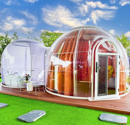 Vollhaus Außenhaus Luxusglas Polycarbonat Garten Doppeldome
