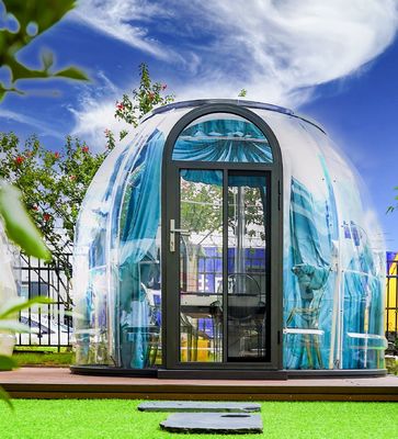 Neues Design Hotel Polycarbonat Kuppel Zelt Modular Transparent Bubble Dome Haus für Resort