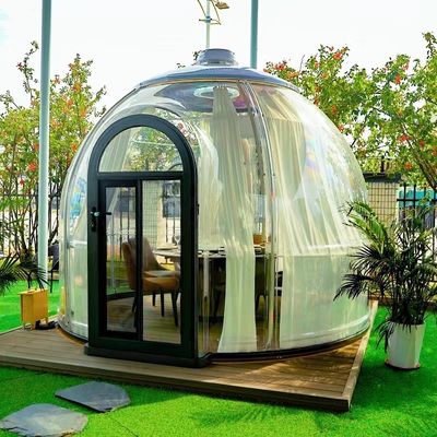 Hochverkauftes Polycarbonat-Kuppelhaus Wasserdichtes Stern-Blasenhaus Schalldämmung Geodätische Kuppel