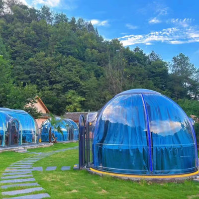 Modisches PC-Zelt mit robuster Kuppel im Außenbereich Star Cabin Bubble-Zelt für Restaurantcamping aus langlebigem Containermaterial