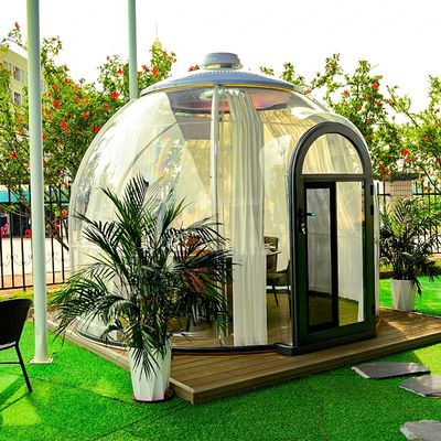 Neues Design Star Room Vorgefertigtes PC-Kuppelzelt Transparentes Polycarbonat-Kuppelhaus für Hotel