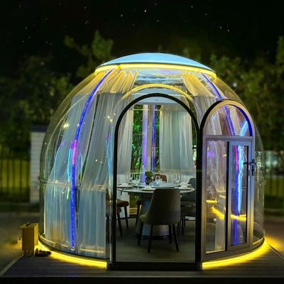 Hot-Selling Modisches Design PC Blasenhaus Für Hotel Kuppel Zelt Modulares Prefab Kuppelhaus