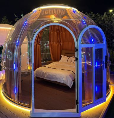 Wasserdichtes Blasenhaus Winddichtes PC-Blasenhaus für Restaurant im Freien Hotel