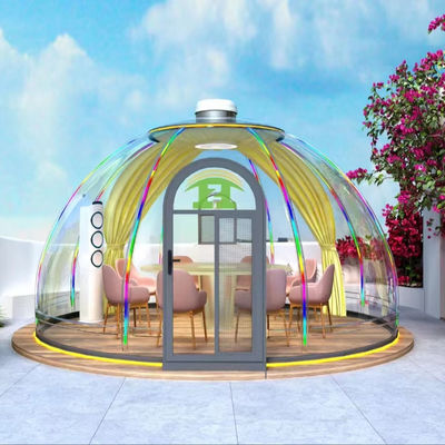 Luxuriöses Gartenhaus Kuppelhaus Transparentes Blasehaus Polycarbonat Kuppelzelt