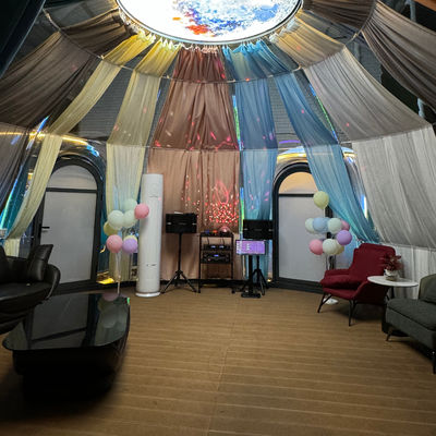 Voll 360° Transparenz Zuhause Gewerblicher Bubble Room Transparenter Raum Putdoor Zelte Kuppelhaus