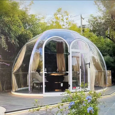 PC Standing Gartenzimmer Vier Jahreszeiten Glasblasenhäuser für Hotelgeschäftsreisen