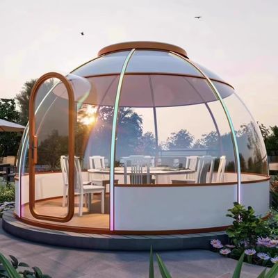 360-Grad-Panorama-Transparent Outdoor Star Room PC Hotel Bubble Zelt für Outdoor-Homestay Sonnenzimmer