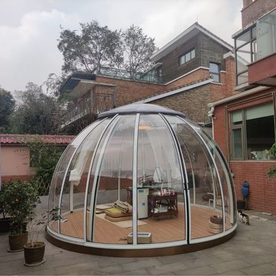 Wohnzimmer zum Thema Restaurant Szenenraum Zimmer im Freien durchsichtiges Sonnenzimmer