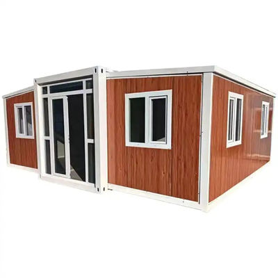 Doppelflügel Faltraum Dreifachfläche Dekoration kann erweitert werden abnehmbares mobiles Containerhaus mobiles Haus