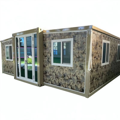 Doppelflügel-klappbares Containerhaus Drei-in-Eins-mobiles erweiterbares Haus