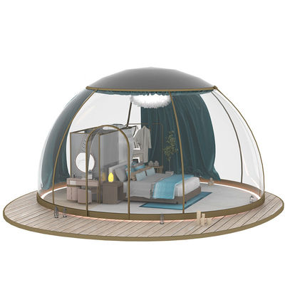 Camping Freizeit Luxus im Freien Sternzimmer Touristen Camping malerischen Ort Sternenhimmel Blasenhaus