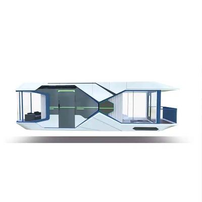 Weltraum Aluminium Tourist Homestay Weltraum Capsule House Mobil Apple Barn Hotel Camping Smart Office Ansicht
