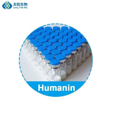 Reinheit 99% Warmverkauf Humanin 10 mg Peptid lyophilisiertes Pulver in individuell angepassten Durchstechflaschen