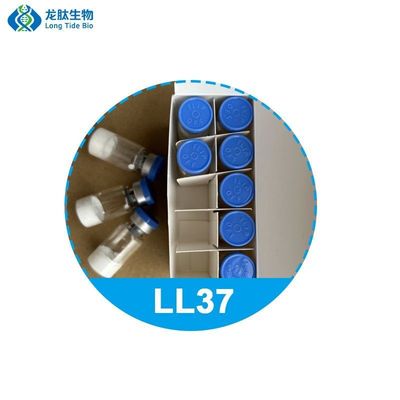 Hohe Reinheit Ll37 Peptide 5 mg 10 mg Durchstechflasche Rohpeptid Ll37 Lyophilisierte Peptide geeignet für Erwachsene